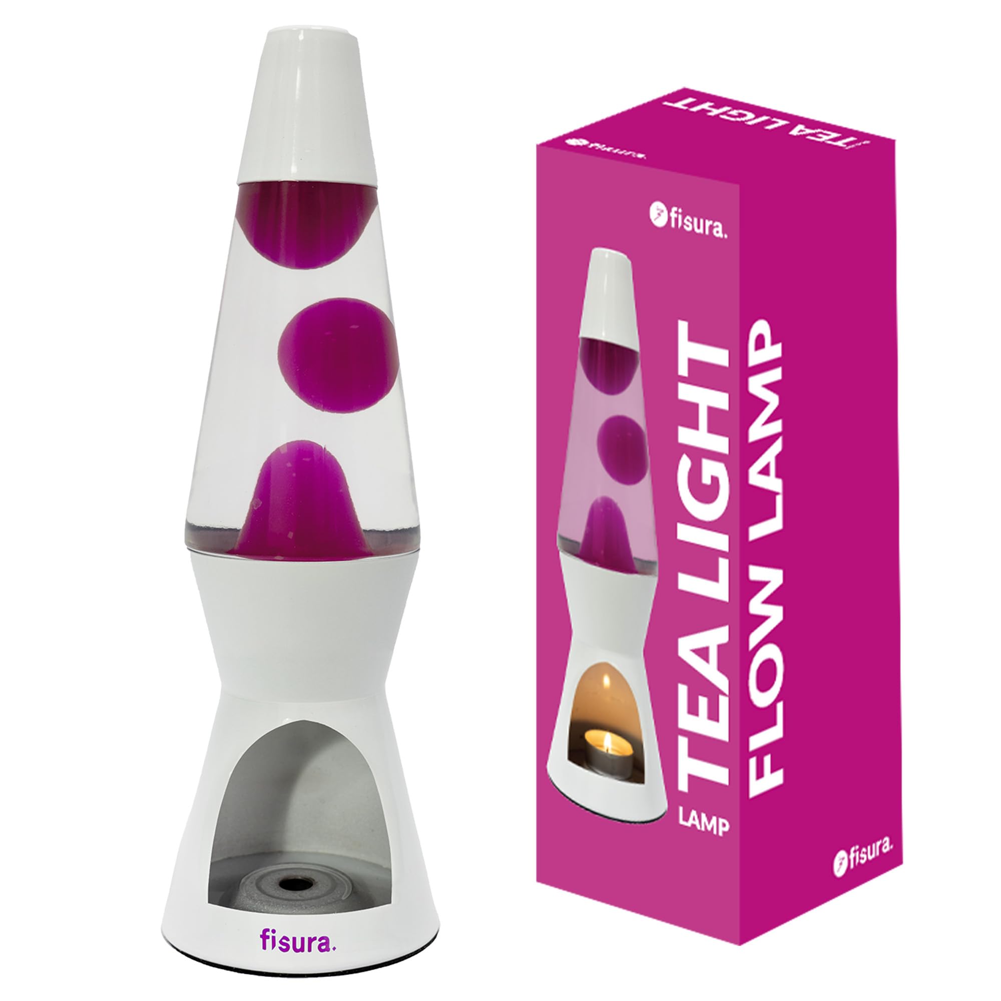 Amazon.com: Fisura - Magma Lamp with Candle. Electricity-Free